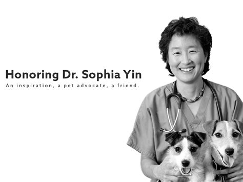 Honoring Dr Sophia Yin