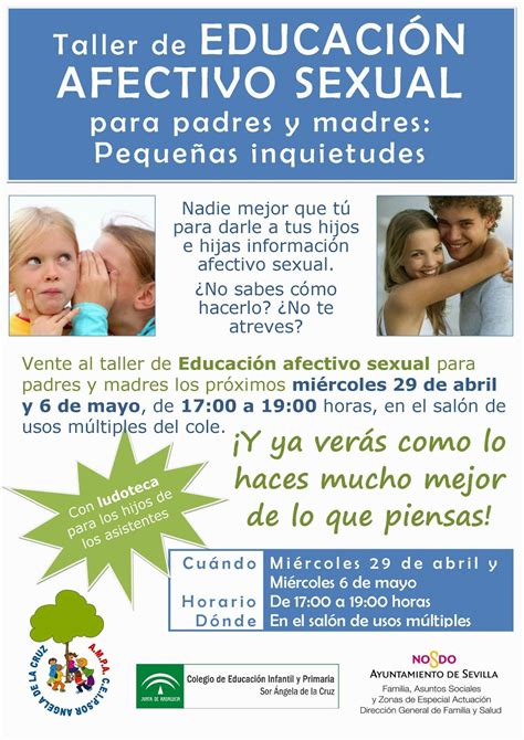 Taller De Educaci N Afectivo Sexual Para Padres Y Madres Peque As