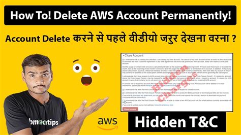 Proper Way To Delete Aws Account Permanently In Youtube