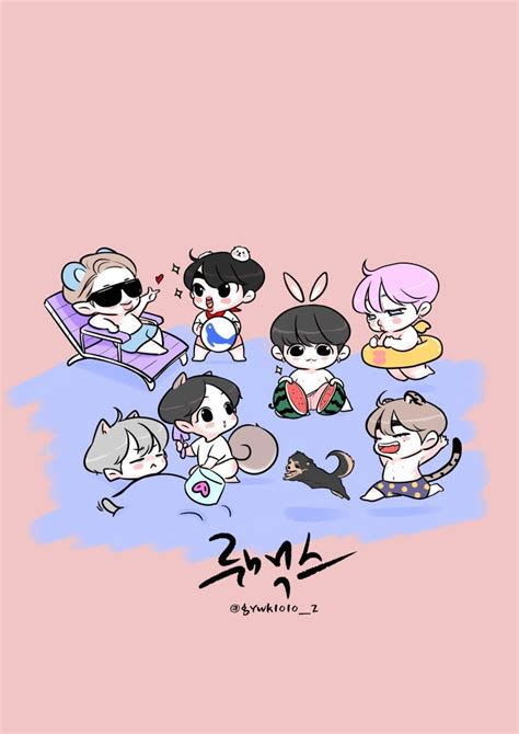 Pin By Jiyu 🐨🐹🐱🐿🐥🐯🐰 Dueñas On Fanarts De Bts Bt21 Bts Fanart Bts