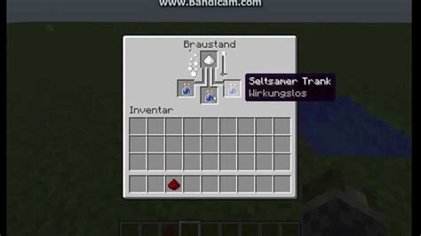 Trank Der Geschwindigkeit Brauen Minecraft Youtube