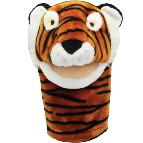 Plushpups Bigmouth Hand Puppet Tiger Hand Puppets Puppets Plush