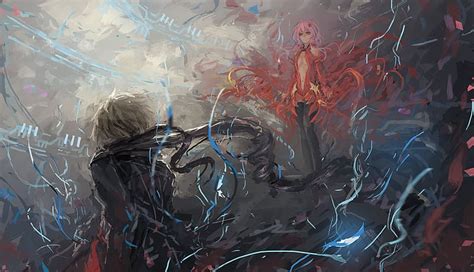 Anime Guilty Crown Inori Yuzuriha Shu Ouma Hd Wallpaper Peakpx