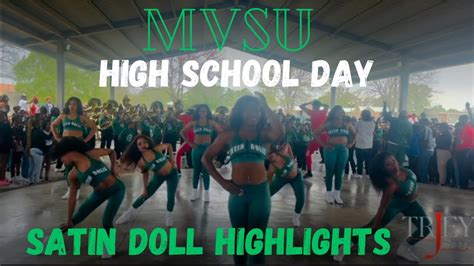 MVSU Satin Dolls 2023 High School Day Highlights YouTube