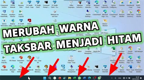 Cara Merubah Warna Taskbar Win Menjadi Hitam Taskbar Berwarna Gelap