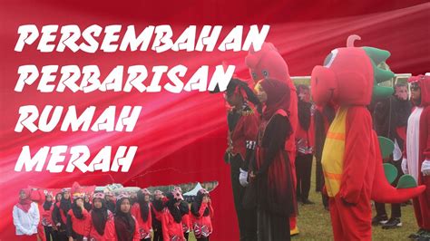 Sukan Tahunan Persembahan Perbarisan Rumah Merah Rakaman Drone