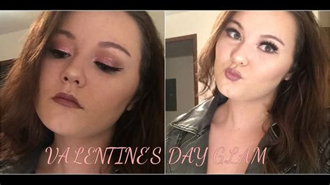 Valentines Day Glam Grwm Pink Glitter Smokey Eye W Outfit Ideas