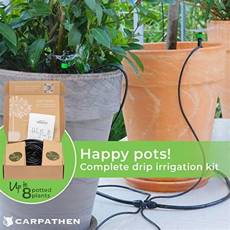 CARPATHEN Irrigation System Adjustable Premium Drip Irrigation For