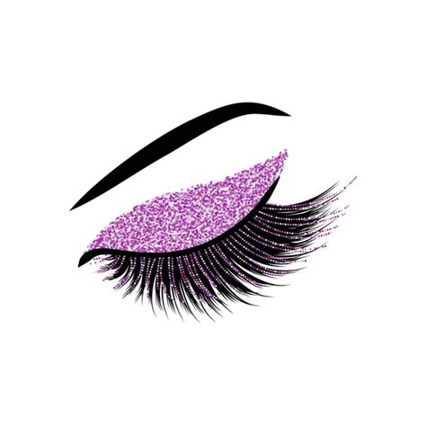 Lashes Vector Illustration Stock Vector Image By Sashica 165781378