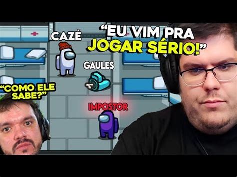 CASIMIRO JOGANDO SÉRIO DE TRIPULANTE DEU AULA PRO GAULES NO AMONG US