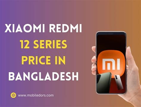 Redmi Series Price In Bangladesh