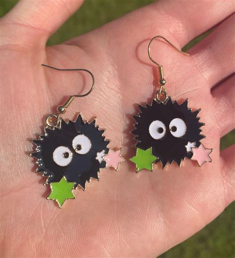 Spirited Away Susuwatari Dust Studio Ghibli Anime Dangle Etsy In 2023