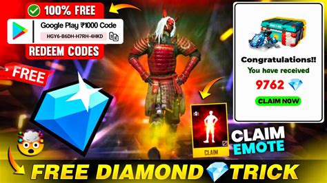 Free Diamonds In Free Fire Trick How To Get Free Diamond In