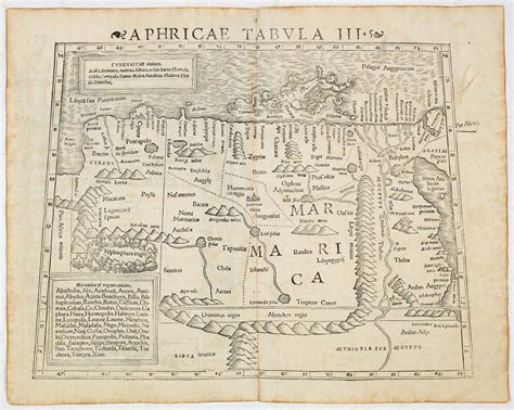 Aphricae Tabula Iii Northern Africa And The Mediterranean Including