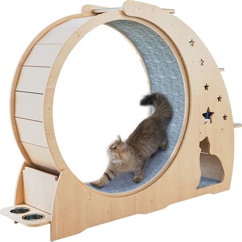 Cat Scratch Board Cat Exercise Wheel Wheel Cat Tree House Running Cat