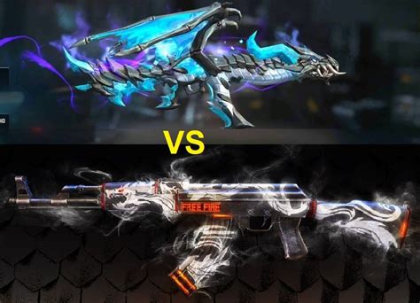 Free Fire Should You Buy Blue Flame Draco AK Skin Comparing AK Blue