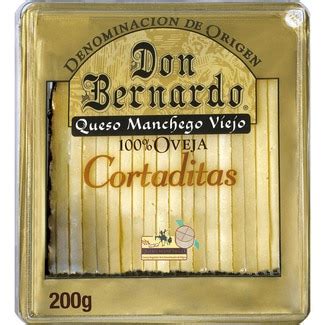 Queso viejo puro de oveja cortaditas DOP Queso Manchego cuña 200 g