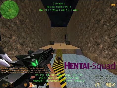 HS Zombie Escape Hentai Squad 1000FPS FastDL Gameplay 2 M Rohaan Gaming YouTube