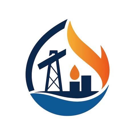 Oil Industry Logo Design Vector Premium Ai Generated Vector