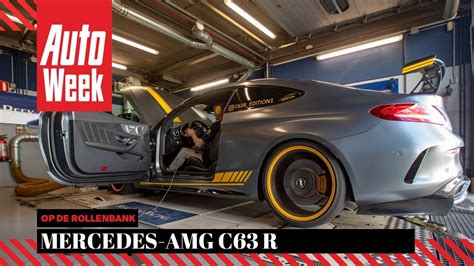 Mercedes Benz C63 R AMG Op De Rollenbank YouTube