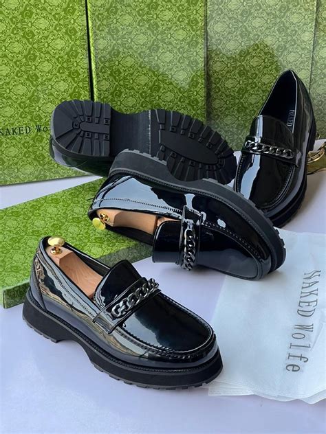 Naked Wolfe Patent Leather Black Shoe KALMARTZ