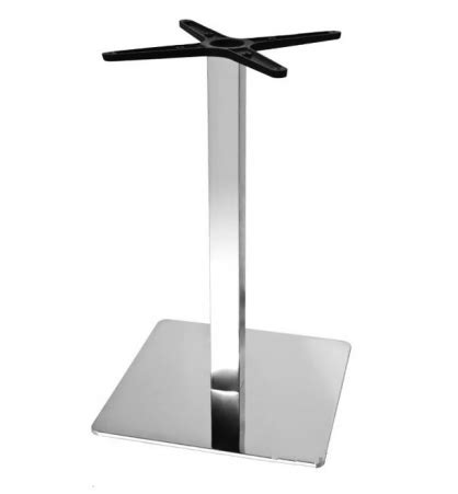 Base De Mesa Twin Acero Inoxidable Cms Pulido Brillo