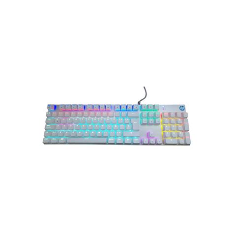 Teclado Mecanico Gamer Hp Silver Rgb Gk F Usb Progaming