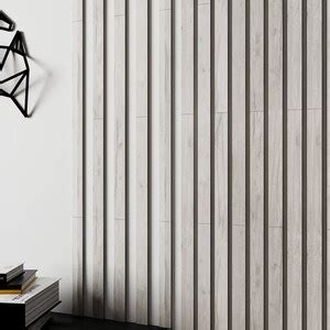 White Wooden Wall Slats Narrow Size Wall Panel Diy Panels Wall Creator