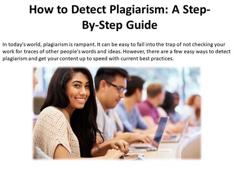 Ppt Step By Step Instructions For Detecting Plagiarism Powerpoint