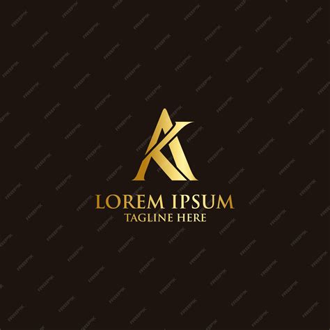 Premium Vector | Luxury creative premium AK letters logo design Professional A black and gold ...