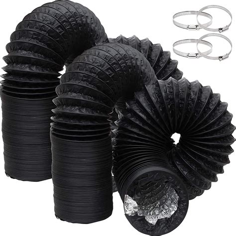 Amazon.com: AConnet 2 Pack 4 Inch Flexible Aluminum Ducting Hose, 12 Ft