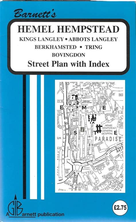 Hemel Hempstead Kings Langley Berkhamsted Tring Bovindon Street Map