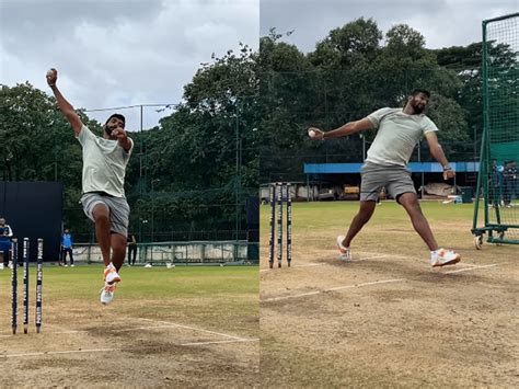jasprit bumrah bowls full throttle  nets    comeback