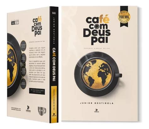 Livro Café Deus Pai 2024 Devocional Junior Rostirola Frete grátis