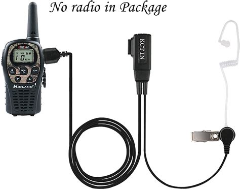 Walkie Talkie Headset For Midland With Mic Security Earpiece For