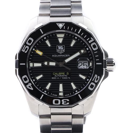 Tag Heuer Aquaracer Calibre Automatic Black Steel Mm Millenary