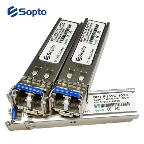 Module Optique D Metteur R Cepteur De Gbps Nm Km Sfp Avec Ddm