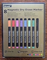 Amazon Browill Upgraded Pack Magnetic Dry Erase Markers