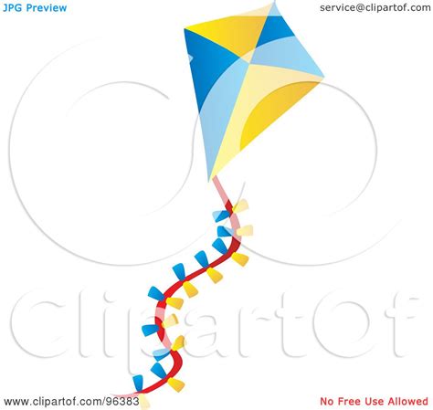 Royalty Free Rf Clipart Illustration Of A Colorful Kite Flying In The