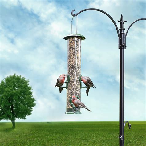 Gray Bunny Metal Bird Feeder 4 Port Wild Bird Feeders For Outdoors