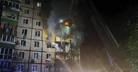 Explosion Occurs In High Rise Building In Kryvyi Rih People Under