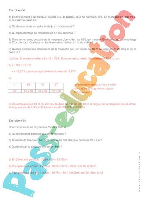 Reconnaître et compléter un tableau de proportionnalité Exercices