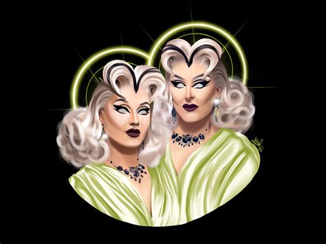 Hello Uglies!! Newest drawing finished 🖤💚 : r/Dragula