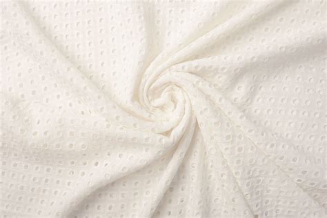 Embroidery Cotton Liv Creme Yes Fabrics