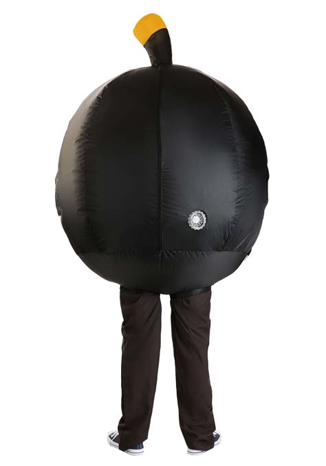 Inflatable Angry Birds Bomb Adult Costume | Video Game Costumes