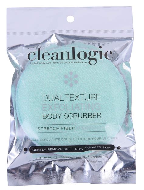 Buy Cleanlogic Round Exfoliating Dual Texture Body Scrubber Assorted