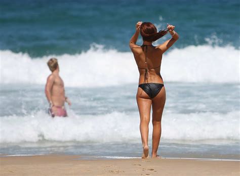 Lauren Brant In Bikini On North Queensland Beach In Australia Hawtcelebs