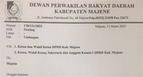 DPRD Jadwalkan RDP Dengan APDESI Dan Pemkab Majene Kilassulbar Id