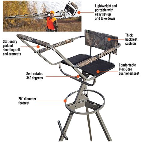 Guide Gear 12 Tripod Deer Stand 663253 Tower Tripod Stands At