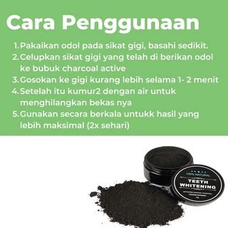 Jual Pemutih Gigi Paling Ampuh Super Teeth Whitening Charcoal Powder